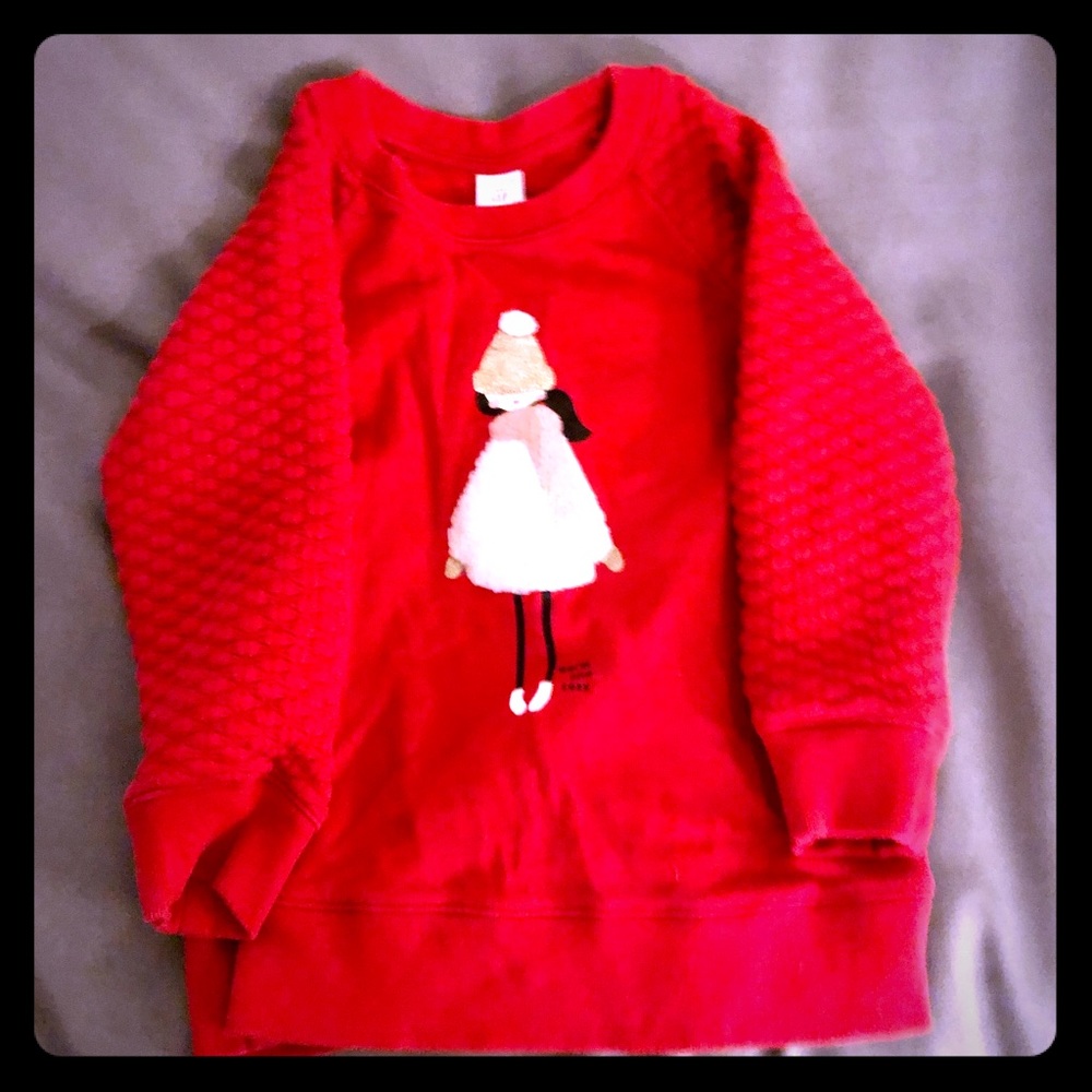 Baby Gap Red Tunic Sweater